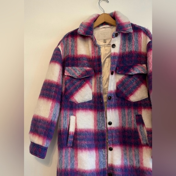 Blank NYC Plaid Shacket - M - Picture 5 of 6